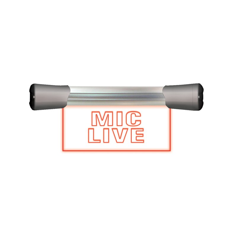 Sonifex LD-40F1MCL LED Single Flush Mounting 40cm MIC LIVE sign