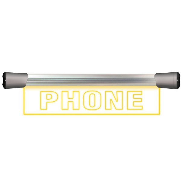 Sonifex LD-40F1PHN LED Single Flush Mounting 40cm PHONE sign