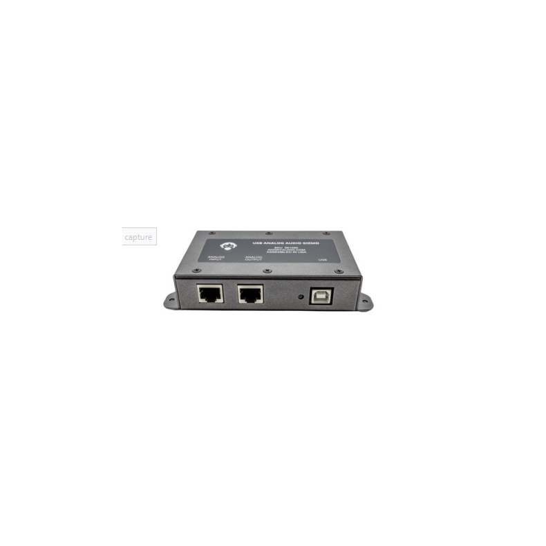 Angry Audio USB Analog Audio Gizmo - plug into your PC to send and receive stereo analog audio
