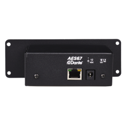 AeroAudio Headphone Amplifier - flush mount plus AES67/Dante plus PoE