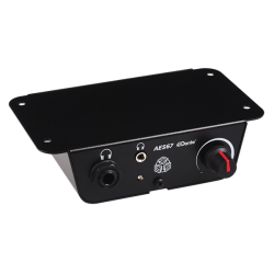 AeroAudio Headphone Amplifier - table mount plus AES67/Dante