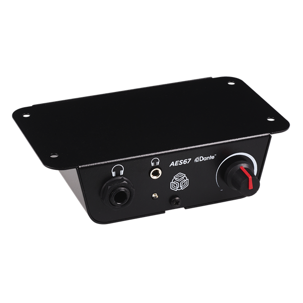 AeroAudio Headphone Amplifier - table mount plus AES67/Dante