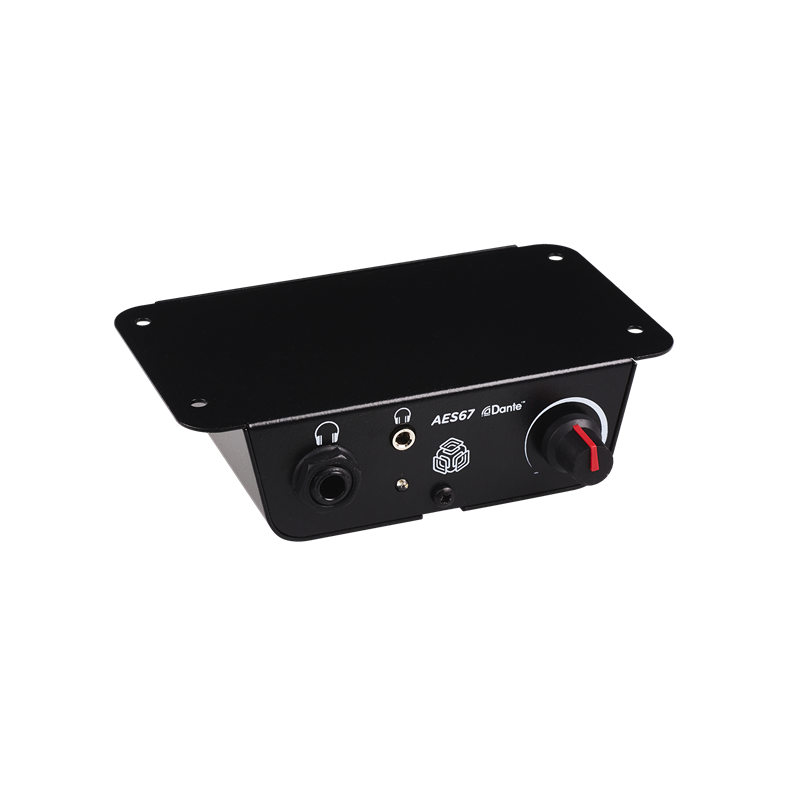 AeroAudio Headphone Amplifier - table mount plus AES67/Dante