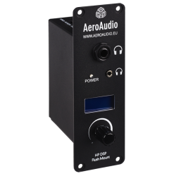 AeroAudio Headphone Amplifier - flush mount plus display 