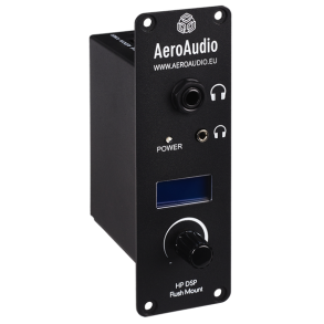 AeroAudio Headphone Amplifier - flush mount plus display 