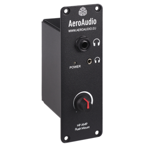 AeroAudio Headphone Amplifier - flush mount- RJ45 connection is based on cat5 audio pin-out
