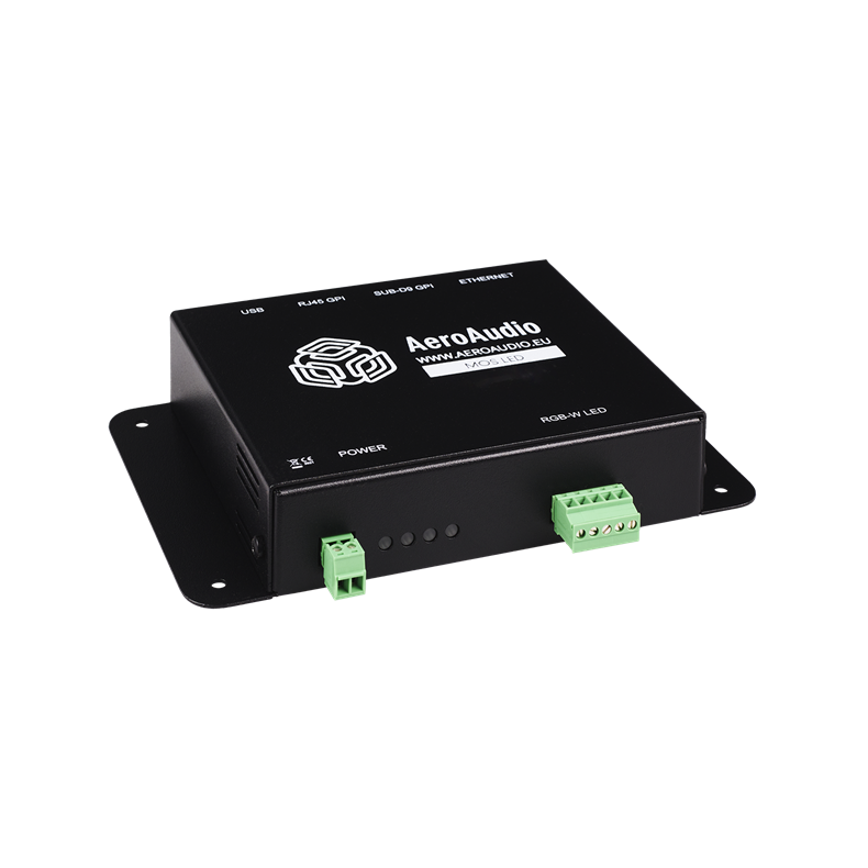 AeroAudio MOS LED IP Onair/phone indicator for led strips + IP-change the color of a RGB-W ledstrip 