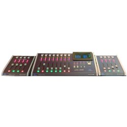 AEV ACUO MB full digital DSP broadcast console with 8 double channel faders, all balanced in- + out