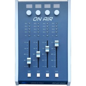 AEV ACUO MB expansion unit with 4 faders XLR connectors and RJ45 to connect to Main unit ACUO MB