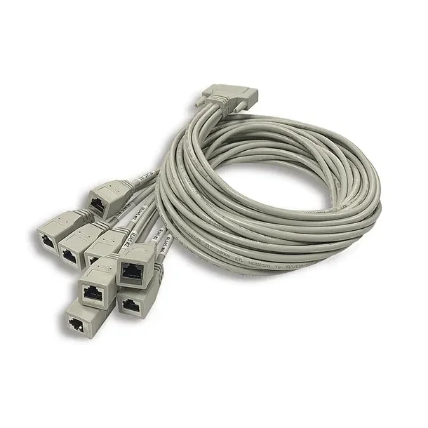 Studiohub 993066 25-pin D-SUB (AES59) to 8 RJ45 Female Connectors