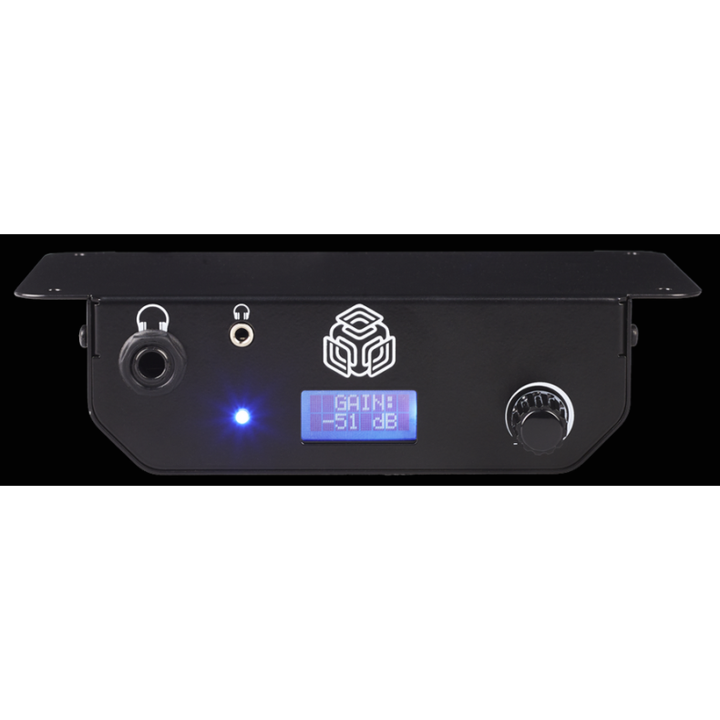 AeroAudio Headphone Amplifier - table mount plus AES67/Dante plus PoE