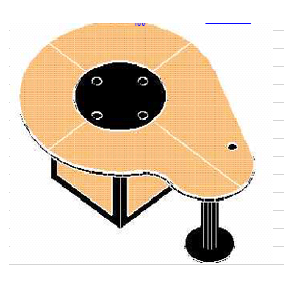 AEQ DSD-01 - 3D Studio Table (right)