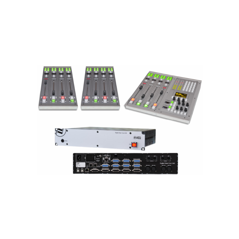 AEQ Forum Lite CS 12 Fader Digital Audio Mixing Console
