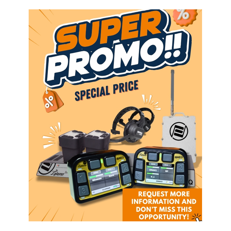 AEQ XPLORER MAX Wireless belt pack SET