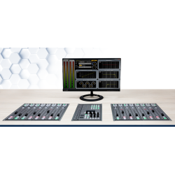 AEQ Forum IP Split - 8 faders configuration, 19"