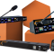 AEQ XPEAK D Desktop intercom user panel with 8 pageable 4way levers , 2 IP ports