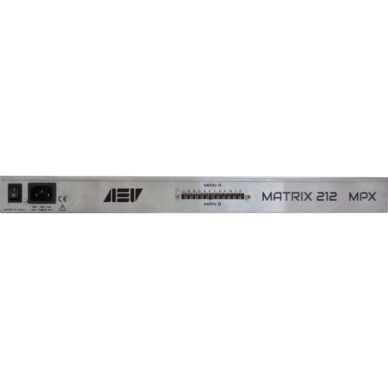 AEV Matrix 212 MPX audio matrix - 2 IN / 12 OUT