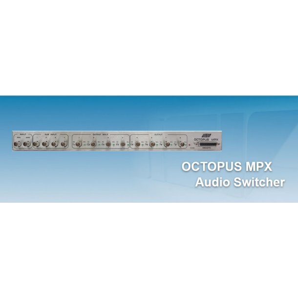 AEV Octopus MPX audio switcher - 4+4 Out