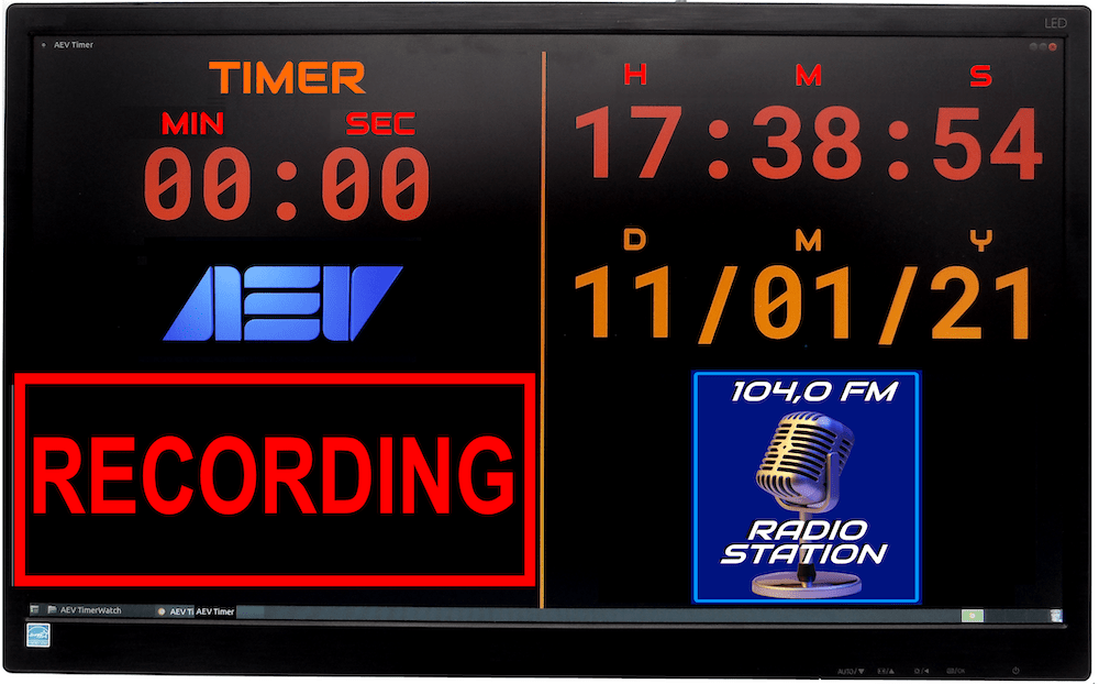 AEV Studio Watch Timer LCD 24