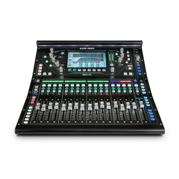 Allen & Heath SQ5 48 channel digital mixer, 16 onboard preamps and 8 stereo FX