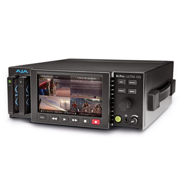 AJA Ki Pro Ultra 12G-SDI 4K/UHD/HD Recorder and Player, 4 channel Multi-Channel HD Recorder