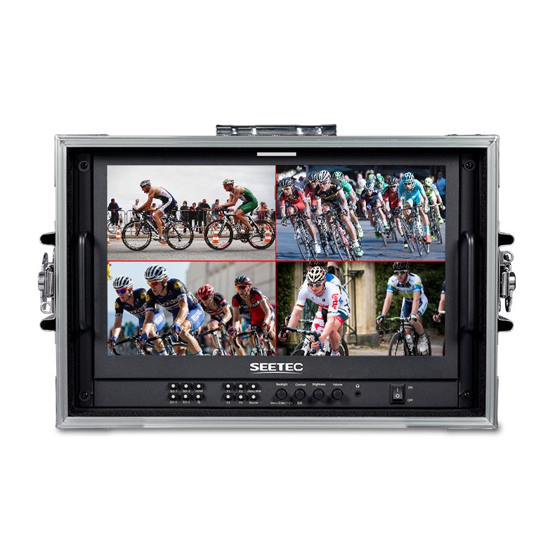 Seetec ATEM156S-CO  Carry-On Production Broadcast Monitor LUT Waveform HDMI 4 SDI In/Out