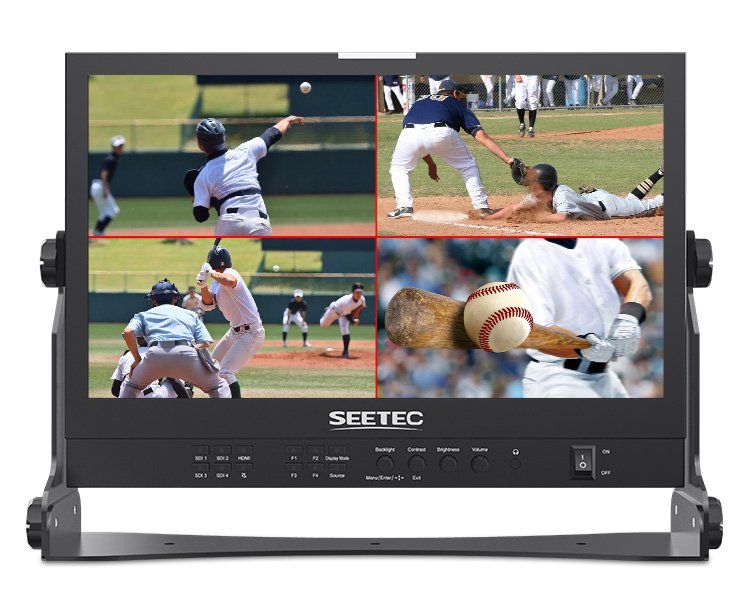 Seetec ATEM156S Production Broadcast Monitor LUT Waveform HDMI 4 SDI In ...