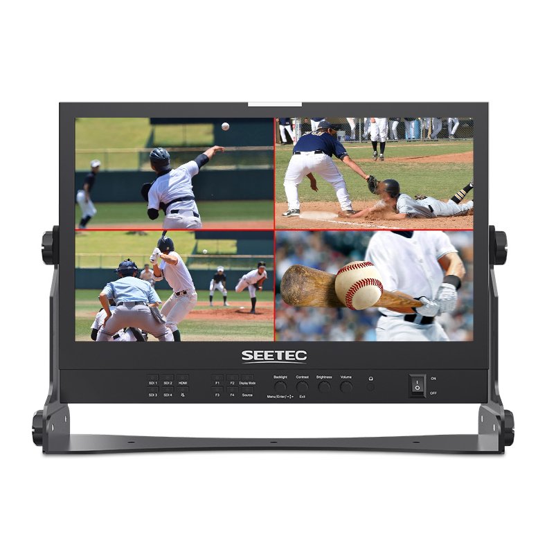 Seetec ATEM156S Production Broadcast Monitor LUT Waveform HDMI 4 SDI In/OUT
