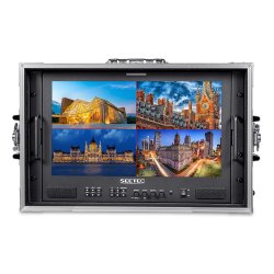 Seetec ATEM173S-CO  Carry-On Production Broadcast Monitor 17.3" LUT Waveform HDMI 4 SDI In/Out