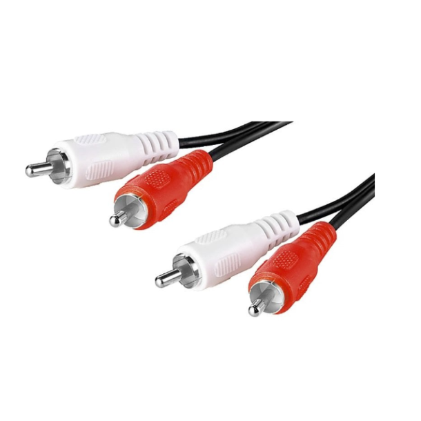 Phono/RCA cable - 2 x RCA male > 2 x RCA male - signal cable 1,5 m