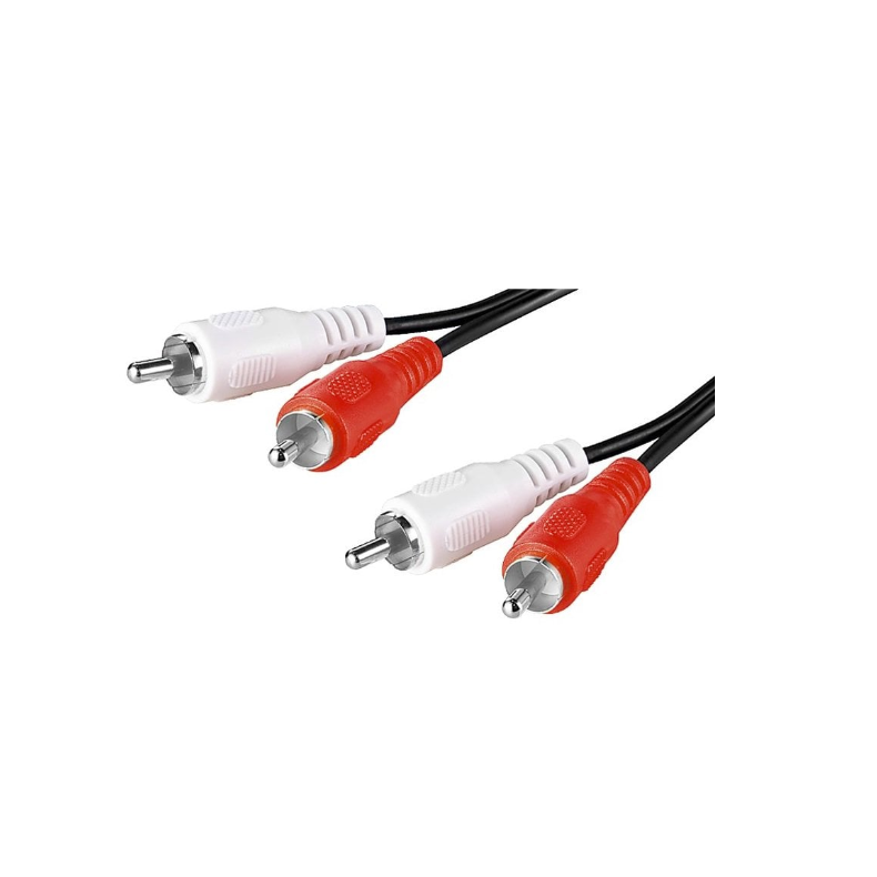 Phono/RCA cable - 2 x RCA male > 2 x RCA male - signal cable 1,5 m