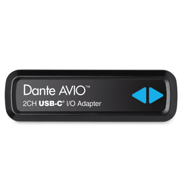Audinate Dante AVIO USB-C IO Adapter 2X2 Ch