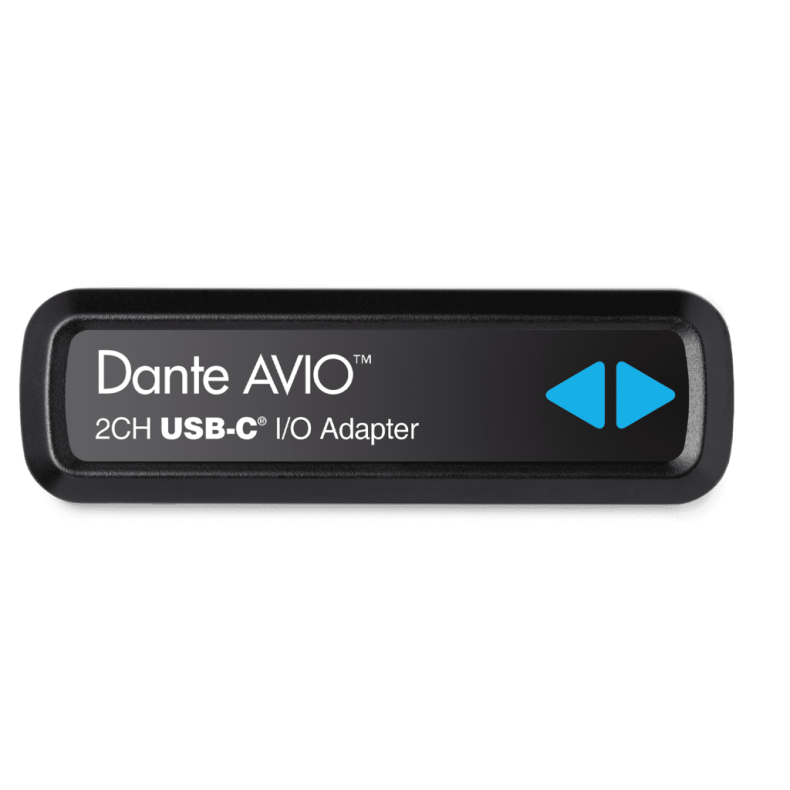 Audinate Dante AVIO USB-C IO Adapter 2X2 Ch