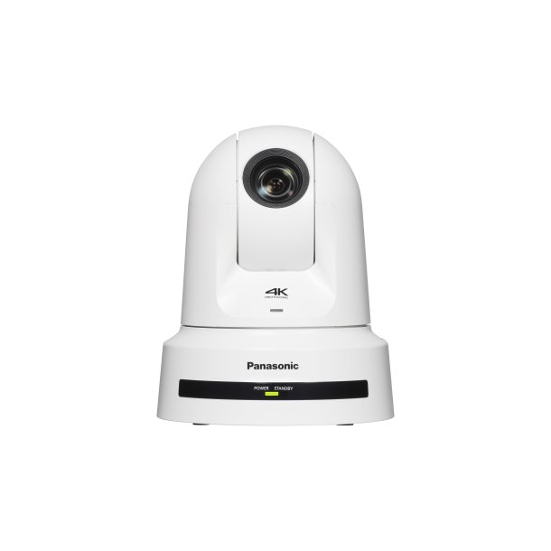 Panasonic AW-UE80 4K 50/60p PTZ Camera supporting Full-Bandwidth NDI, SRT and FreeD protocols, White