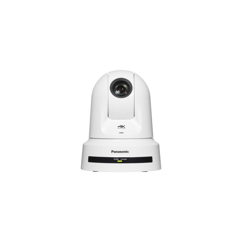 Panasonic AW-UE80 4K 50/60p PTZ Camera supporting Full-Bandwidth NDI, SRT and FreeD protocols, White