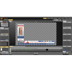 Axel CGPLUS Compact advanced live graphics generator. 2 channels HD SDI/NDI