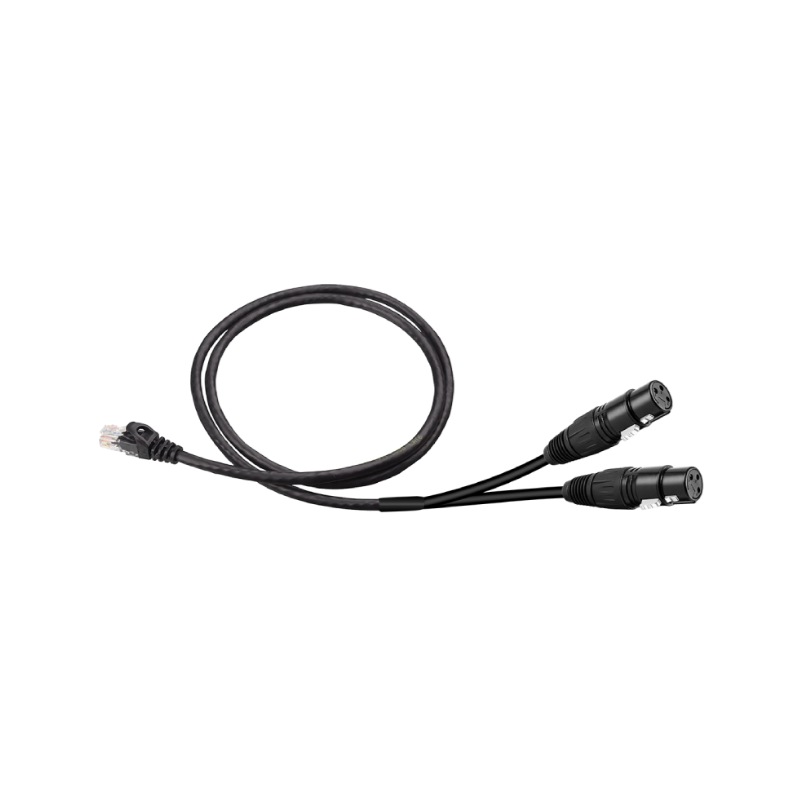 Axel Oxygen 1000/2000/3000 Adapter RJ45-XLR Line Input L/R (code 189). 1,5m