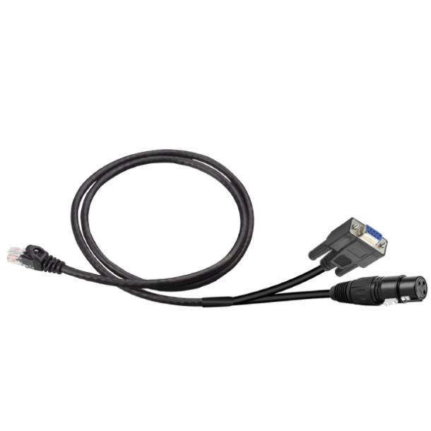 Axel Oxygen 1000/2000 Adapter RJ45-XLR Microphone and SUB-D9pF(2GPI, 1GPO) 3m