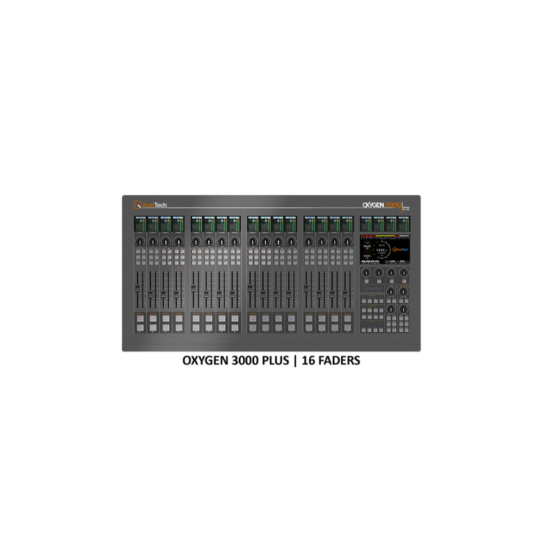 Axel Oxygen 3000 Plus 16 Fader 1 Audio I/O Board Dante 32, 5 mic., 3 st., 1 Tel., Bluetooth