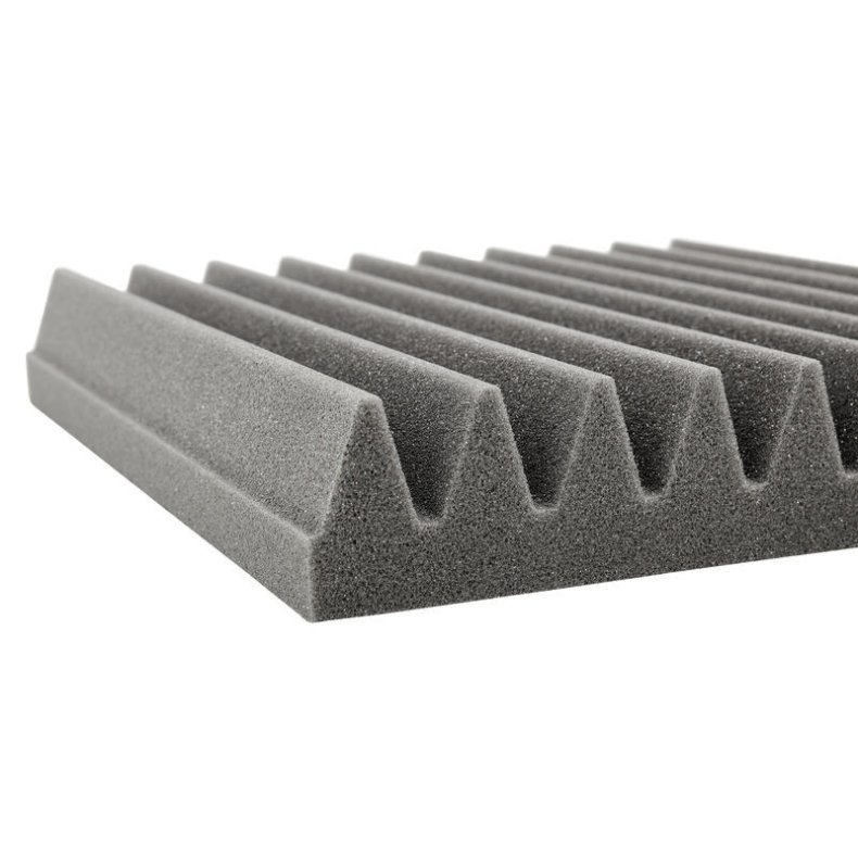 EQ Acoustics Classic Wedge 30 30 x 30 x 5cm Classic Wedge Tiles, Grey, 16 Pack - including adhesive