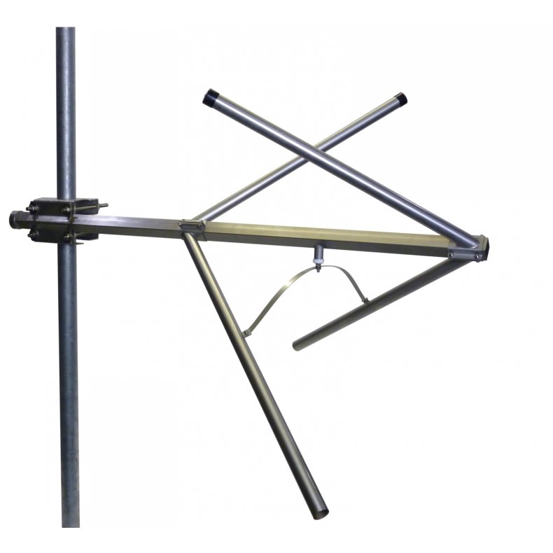 EuroCaster AKG/7M FM Wide Band Antenna Stainless Steel Circular polar. 2 kW