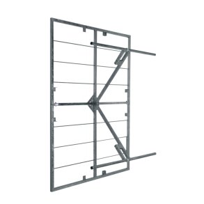 Eurocaster PT4F5 FM antenna system, 4 panels WB, steel, gain 13dBd, power 5KW, conn In 7/8
