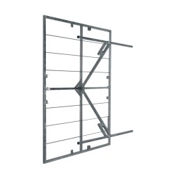 Eurocaster PT8S15 FM antenna system 8 panels steel WB, gain 16dBd, power 15KW, conn. In 1+5/8"