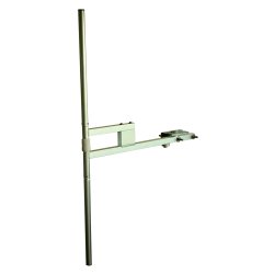 Eurocaster DE8M2 FM antenna system, demountable low cost, 8x alu dipoles WB, gain 11dBd, power 2KW