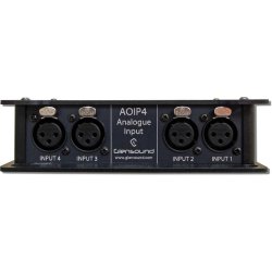Glensound AoIP-4I Four Audio Inputs To Dante / AES67