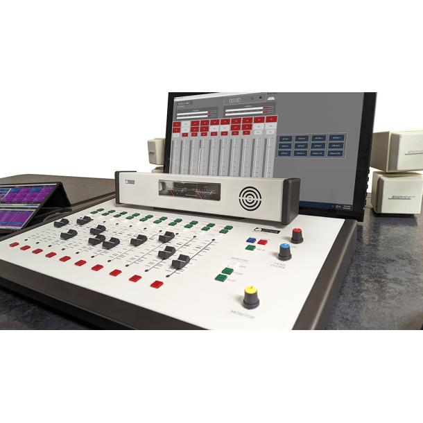 Arrakis H10 console - 10 Channel, 10 Inputs, H-Series Controller Software, USB, Bluetooth, Analog VU Meters