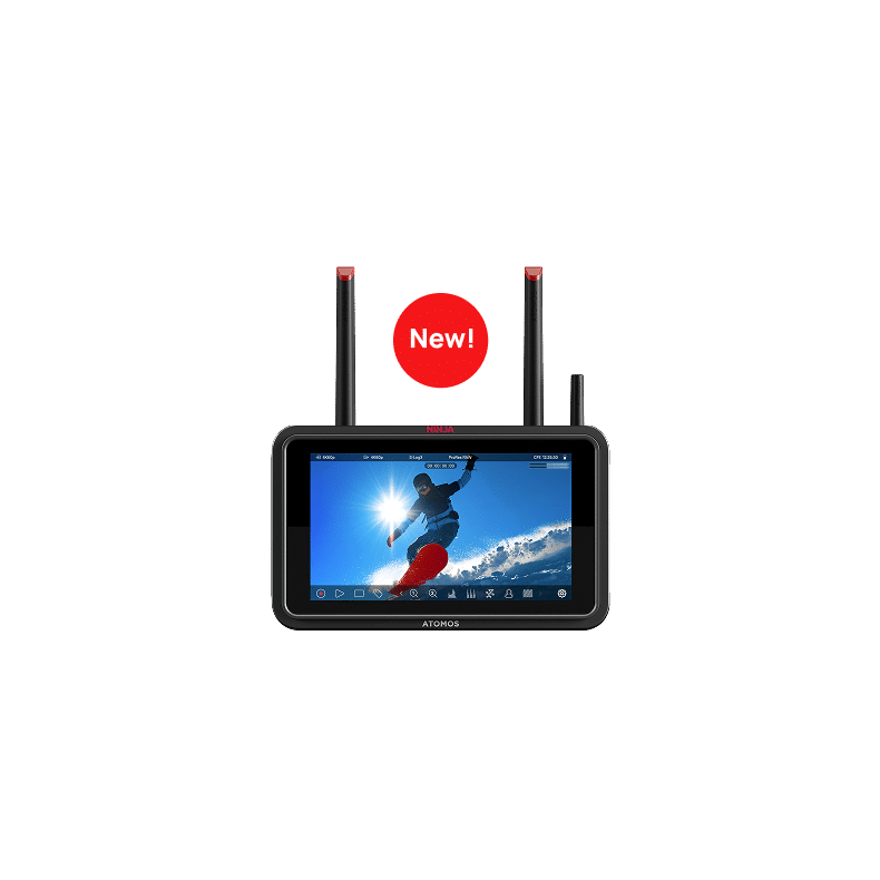 Atomos Ninja TX, 5-inch, 1500nit HDR, 12G-SDI and HDMI monitor-recorder for any pro camera 