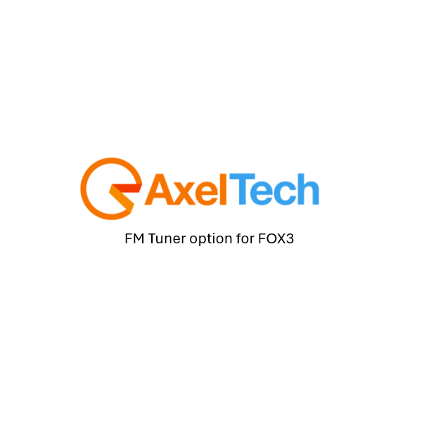 Axel Fox 3 FM Tuner module option, to be ordered with Fox 3