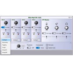 Glensound Beatrice B4+/3F Compact 4 Channel Beltpack (Dante Broadway Design) with 3pin XLR Female