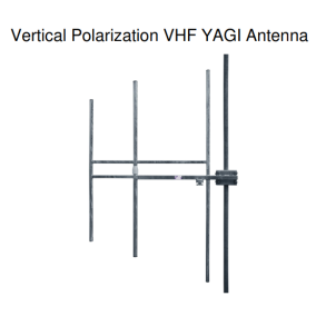 EuroCaster BKV/3N-2  DAB/VHF-TV Antenna, 3-element Yagi Stainless Steel, 200-240 MHz, 500W 5dbd